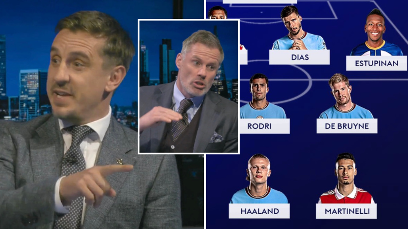 Neville and Carragher show off new MNF feature - but fans only