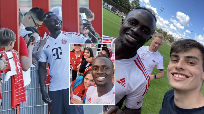 WATCH  Sadio Mane poses in Bayern shirt during Munich medical [Video]