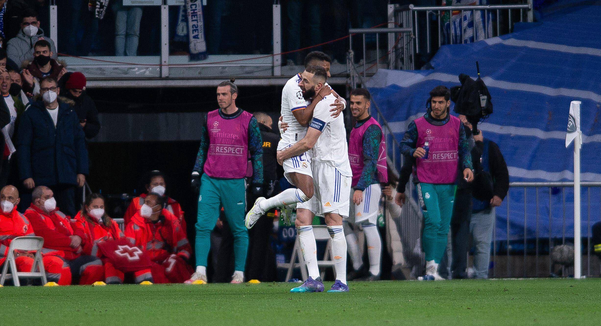 Benzema asks for Reece James' shirt in show of respect after the game