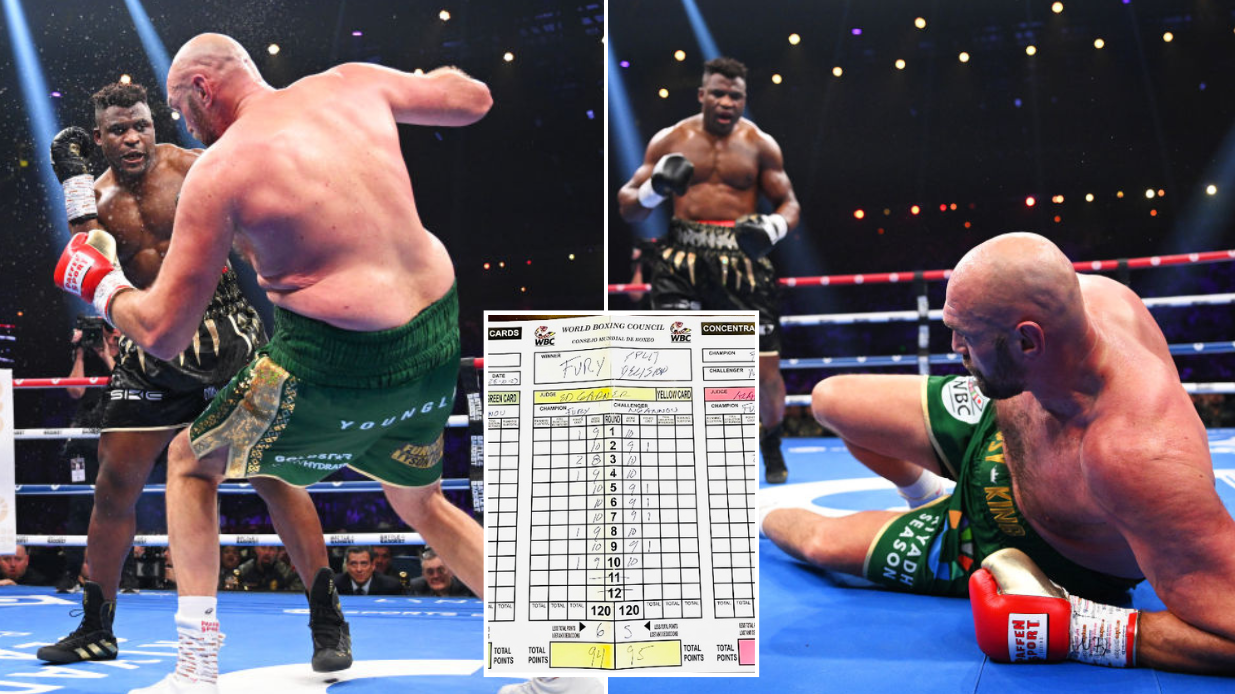 Tyson Fury beats Francis Ngannou by split decision after knockdown – as it  happened, Boxing