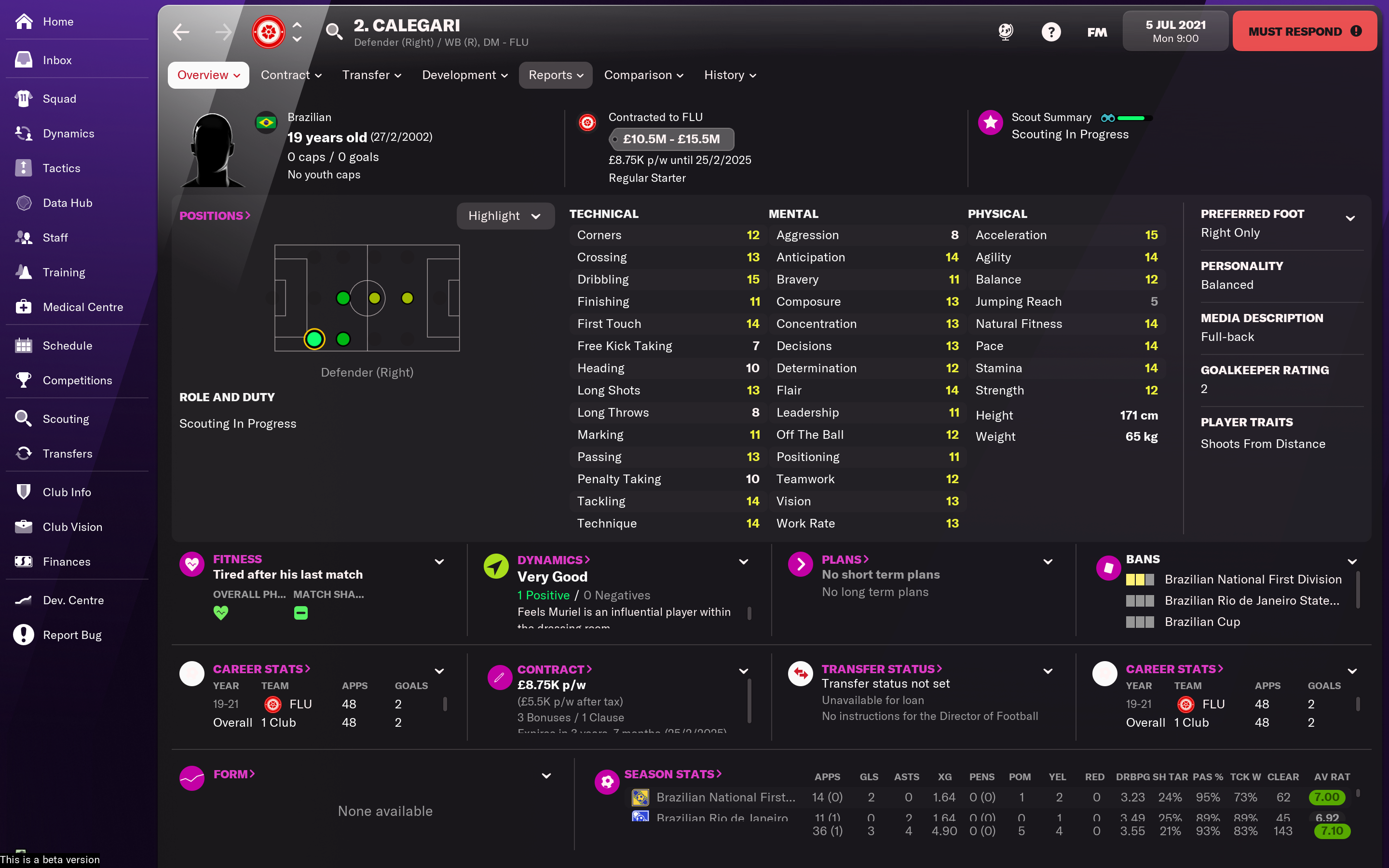 championship manager 01 / 02 important position stats