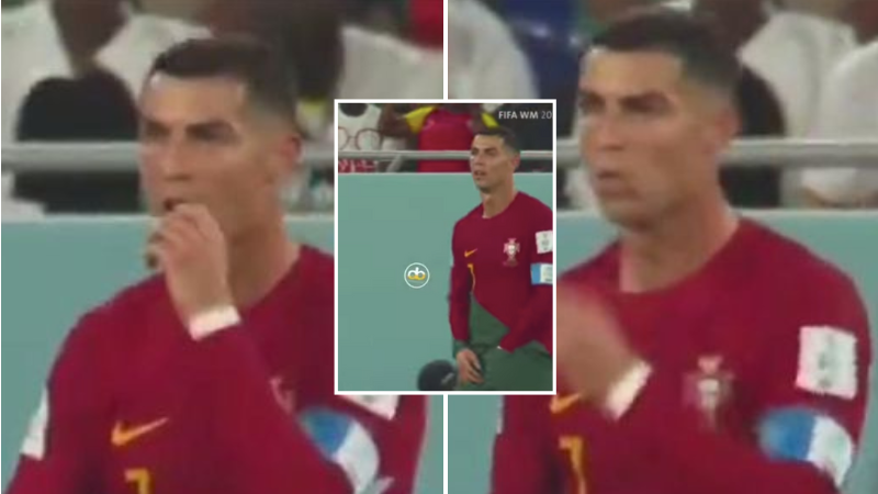 Football GIF: Cristiano Ronaldo Has A Sweet First Touch