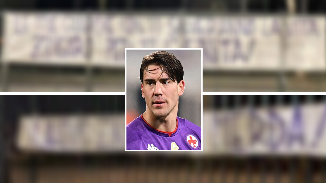 Fiorentina Fans Reaction to Dusan Vlahovic after returns to Stadio Artemio  Franchi 