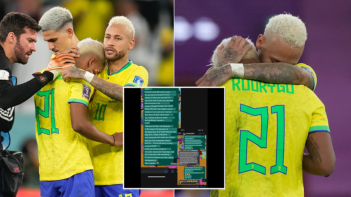 It's hard as f*ck' - Neymar reveals WhatsApp messages he sent to Marquinhos  & Rodrygo after missed penalties sent Brazil crashing out of World Cup