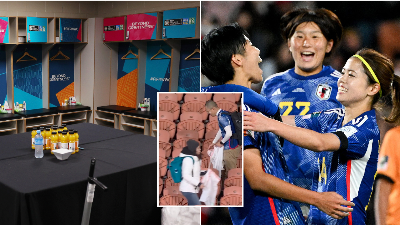 After upset win over Germany in World Cup, Japanese players leave dressing  room spotless - CBS News