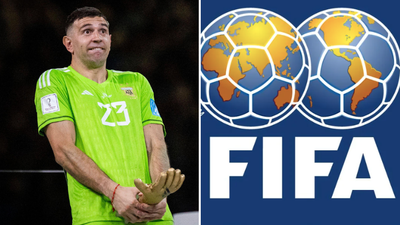 Argentina goalkeeper Emiliano Martinez explains his Golden Glove celebration