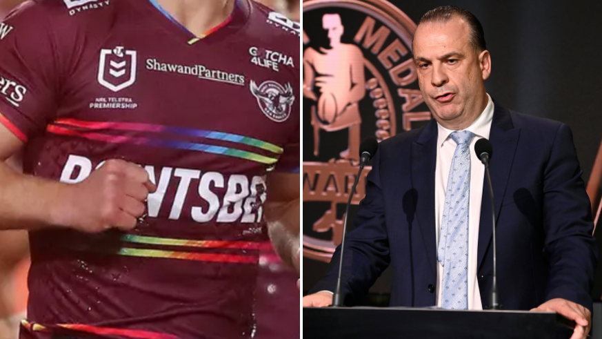 Manly coach considering legal action against club over controversial pride  jersey saga