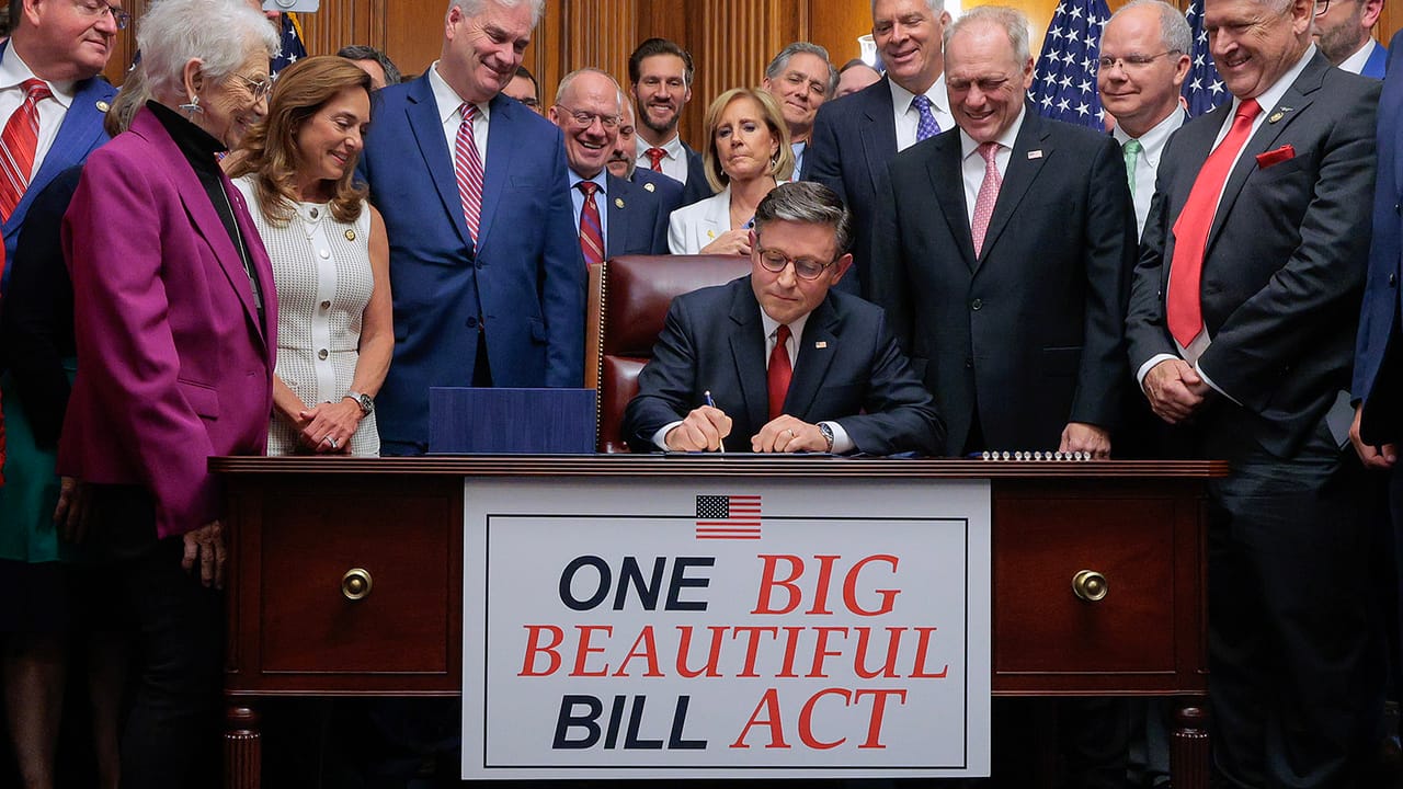 Mike johnson one big beautiful bill act signing Mike johnson one big beautiful bill act signing