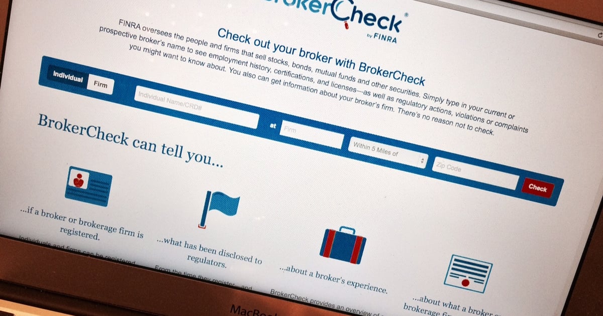 Brokercheck FINRA Reproposes BrokerCheck Link Rule
