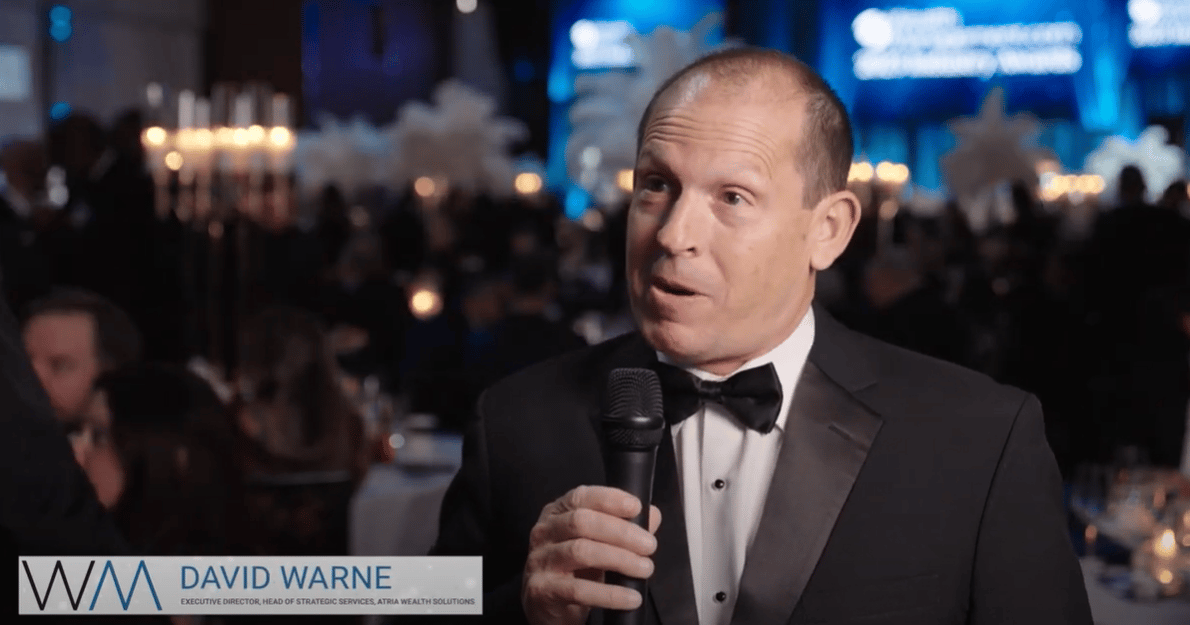 Wealth Management Industry Awards: On the Red Carpet with David Warne