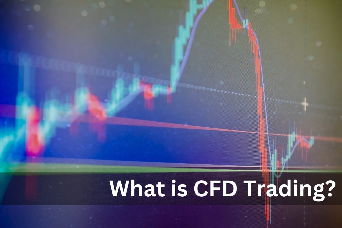 What is cfd trading placed in front of a candlestick chart