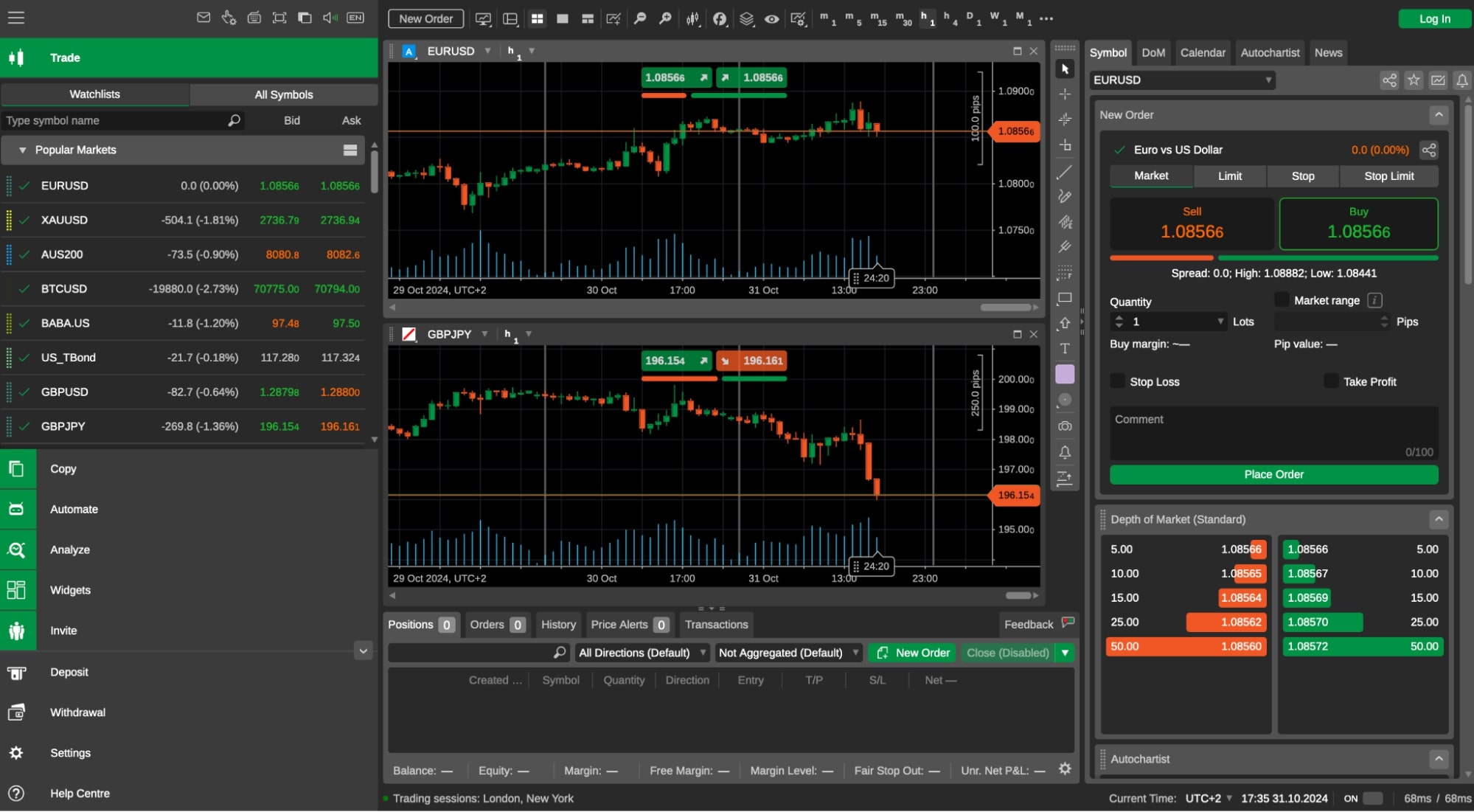 trading example