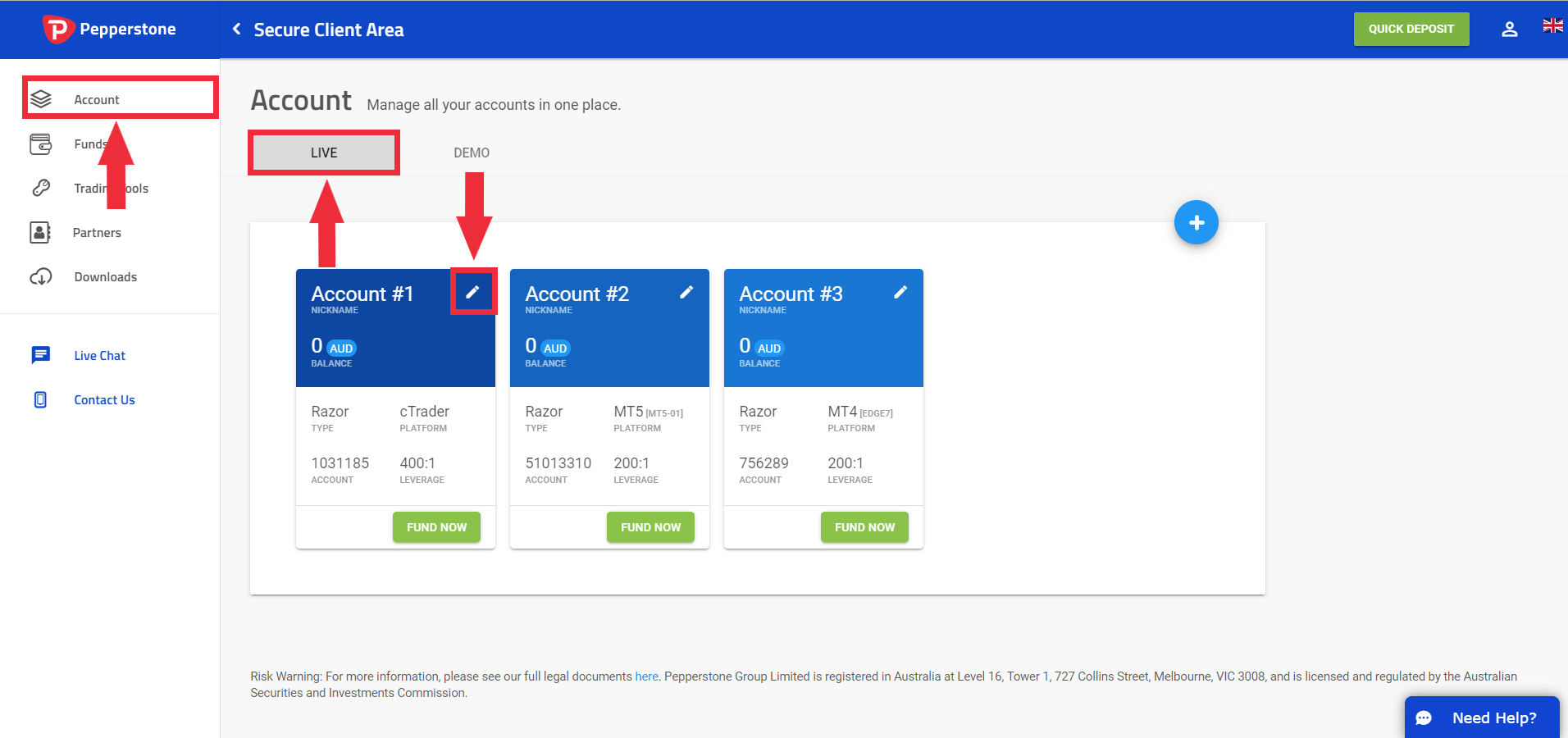 How can I change the leverage on my account - FAQ | Pepperstone UK