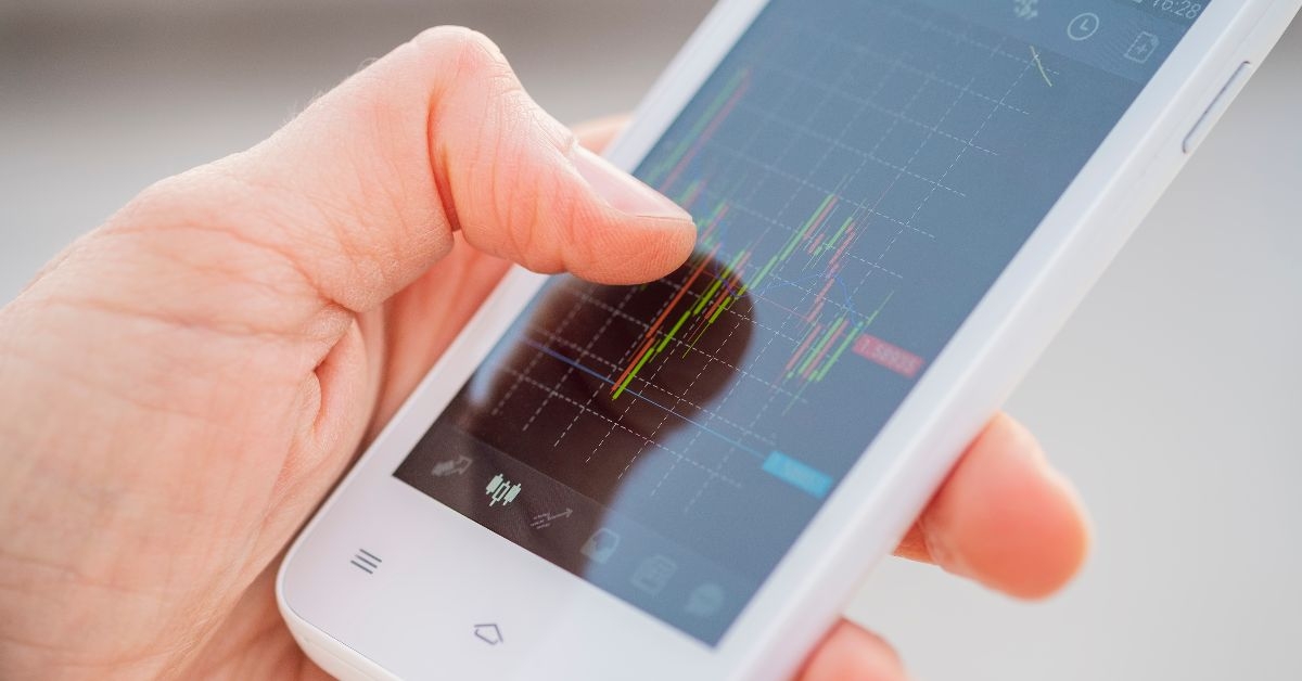 Trading on white mobile phone
