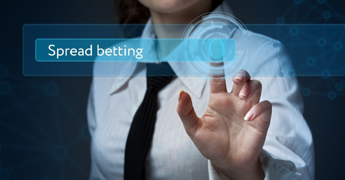 hand with Spread betting overlay