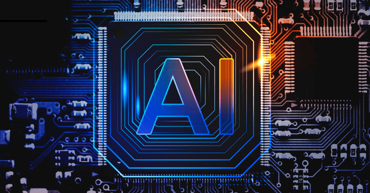 AI with Chips background