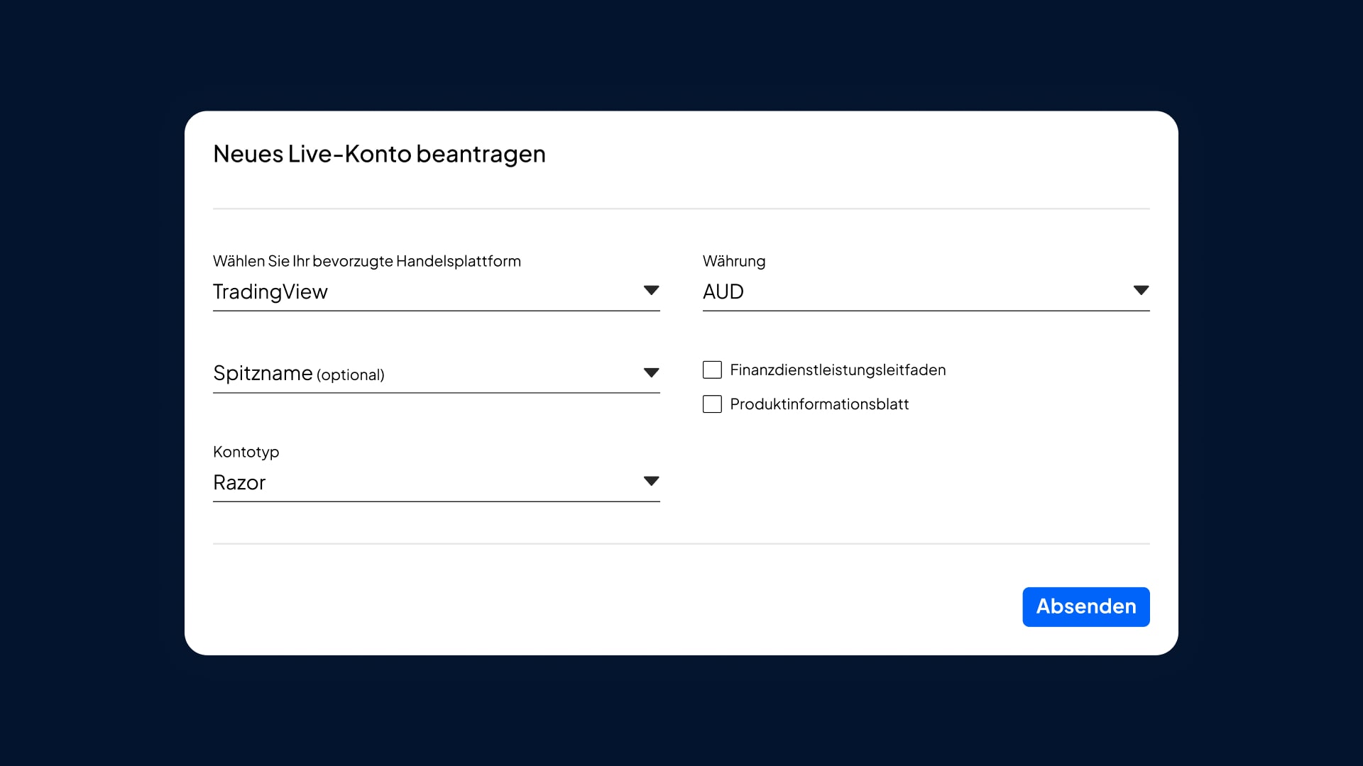 demo account with Pepperstone
