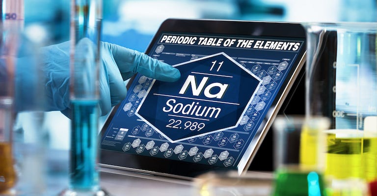Sodium battery laboratory setup