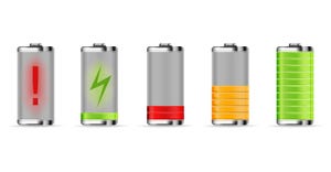 Discharged and fully charged battery icons..jpg