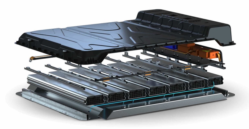 exploded view of Pure Performance Battery housing