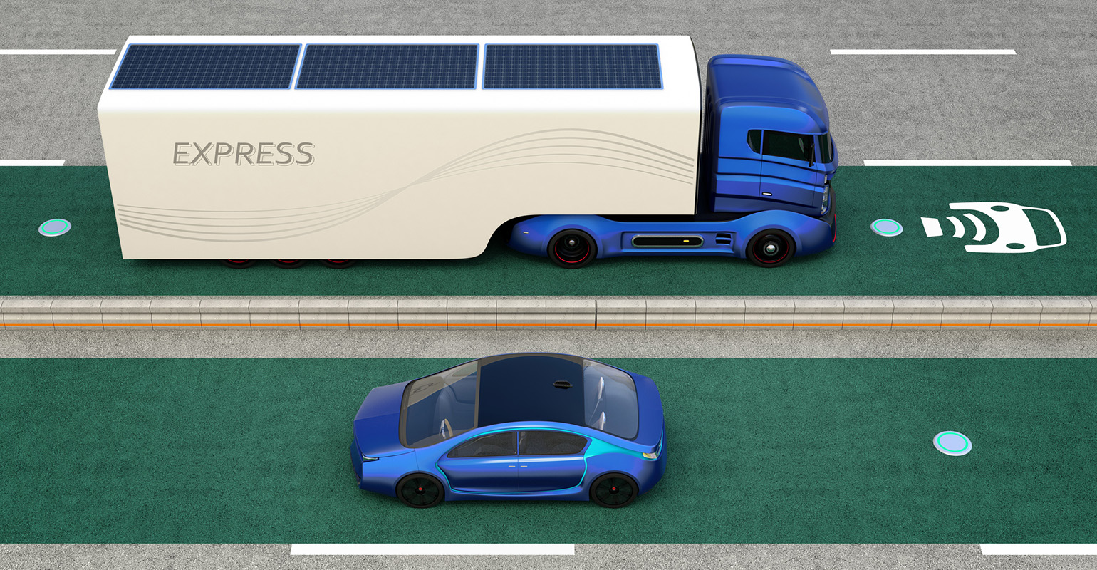 SAE is Paving the Way for Wireless Charging Heavy-Duty EVs