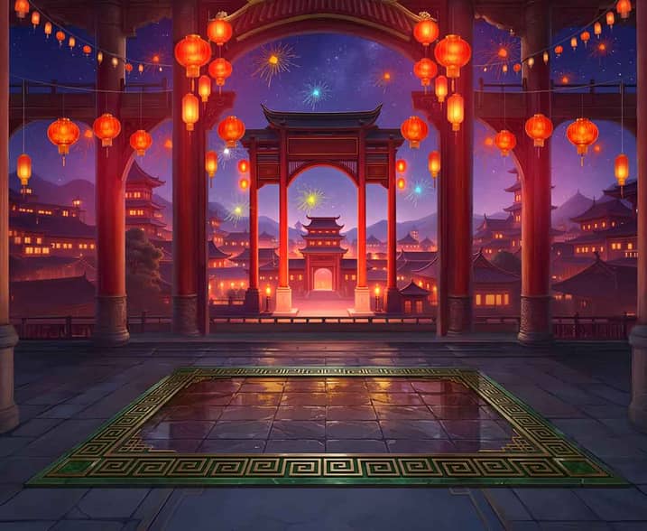 12 Fortune Dragons Drum Frenzy