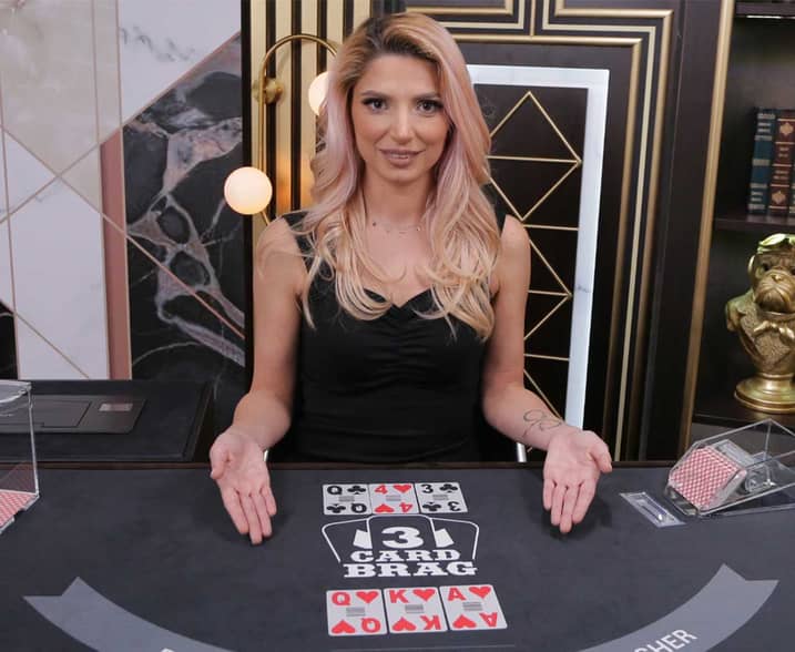 Live 3 Card Brag