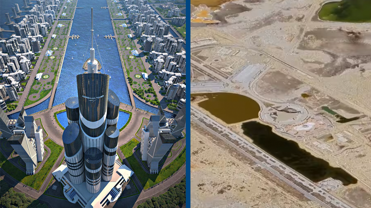 How $100 billion Khazar Islands went from urban dream to eerily ...