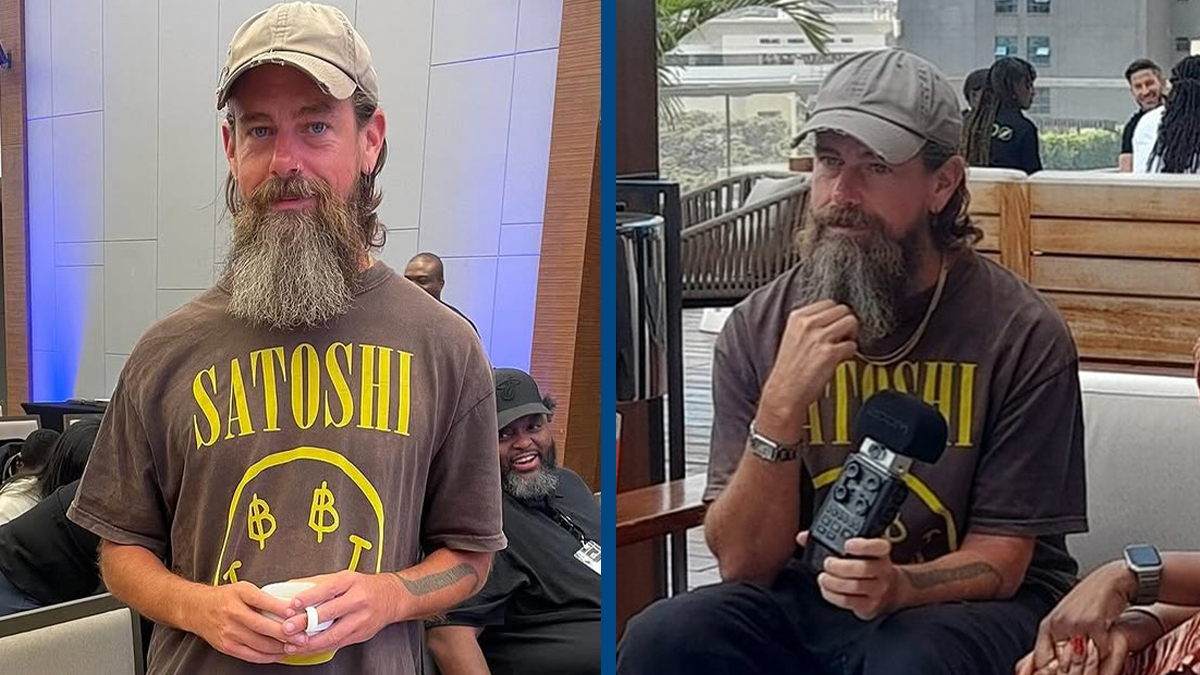 Twitter founder Jack Dorsey barely recognizable as photo of the tech  billionaire goes viral at Bitcoin event