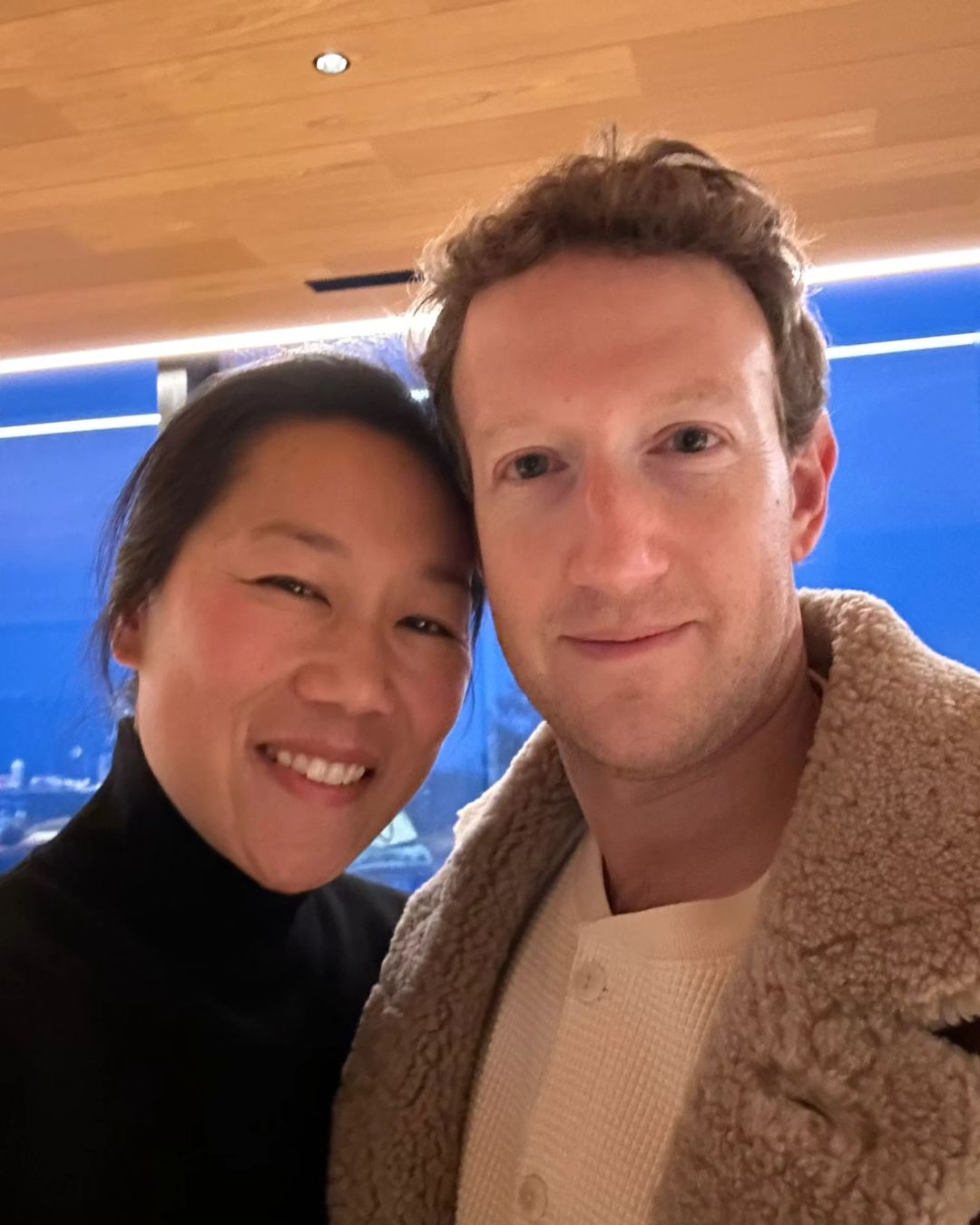 People were surprised to see a romantic side to Mark Zuckerberg (Instagram/@zuck)