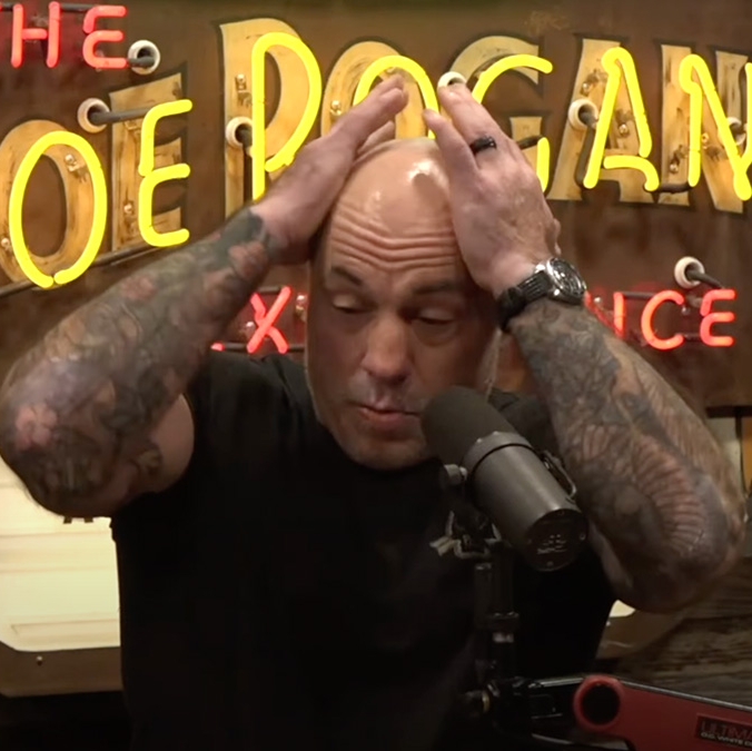 Shocking moment Joe Rogan is told about Charlie Kirk's shooting in the middle of filming podcast