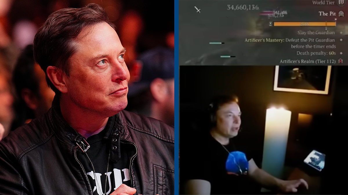 Elon Musk shares his top podcast recommendations while streaming Diablo