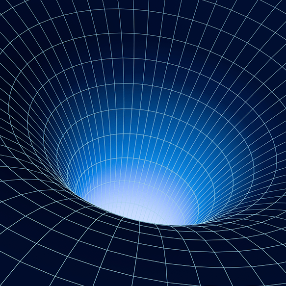 3d Black Hole Simulation