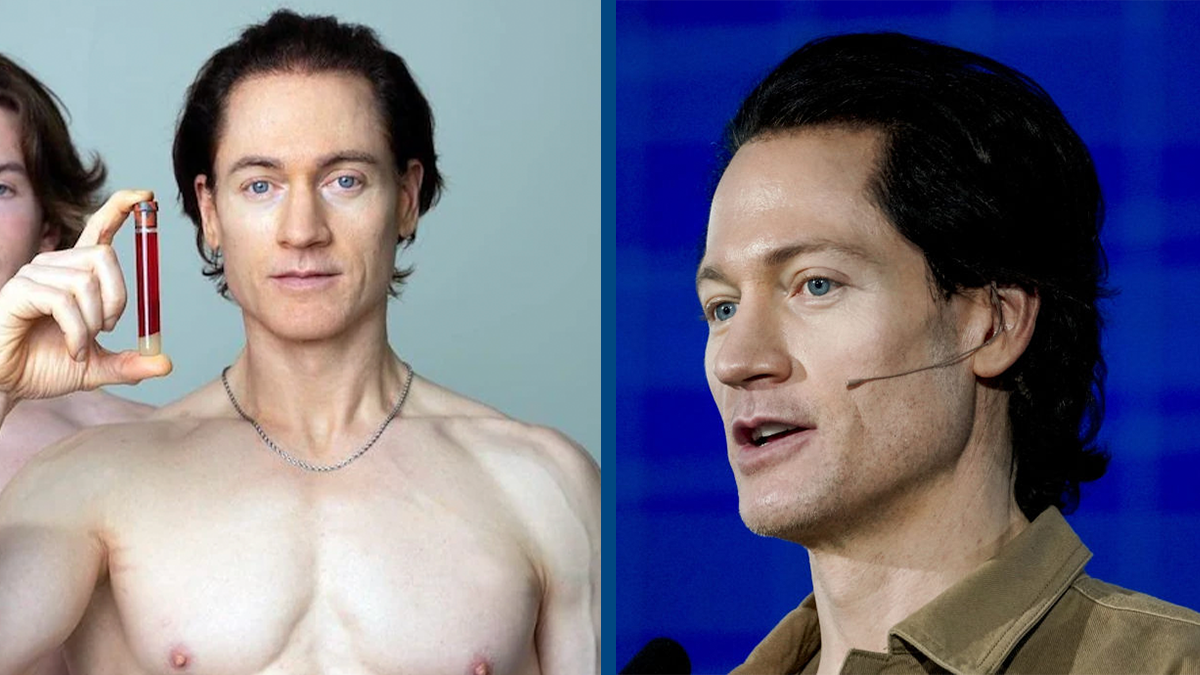 People stunned after seeing what biohacker looked like before beginning his  intense de-ageing process