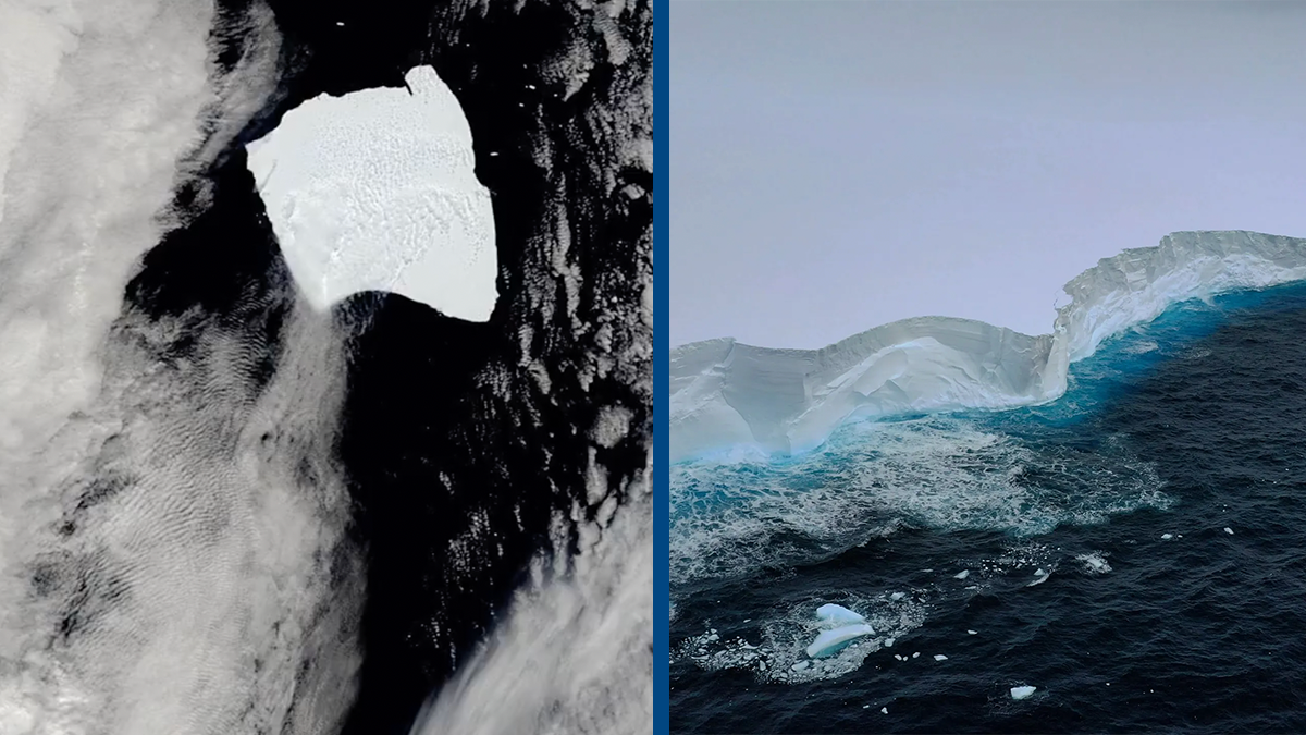 World's biggest iceberg weighing 1,000,000,000,000 tons has