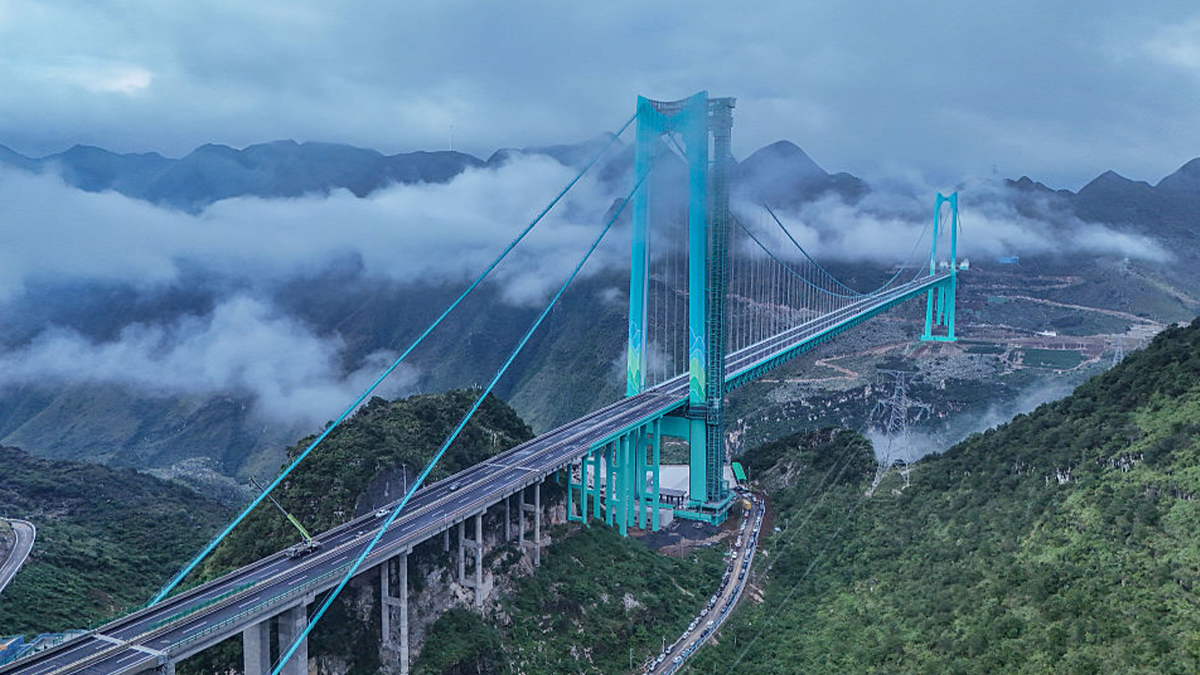 China officially opens world's tallest bridge that cuts 2 hour