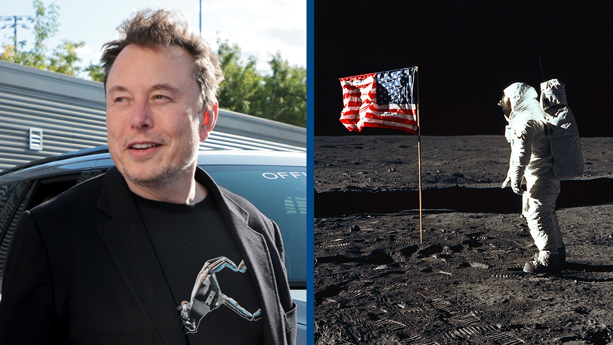 Elon Musk shares definitive answer when asked if the Moon landing was fake
