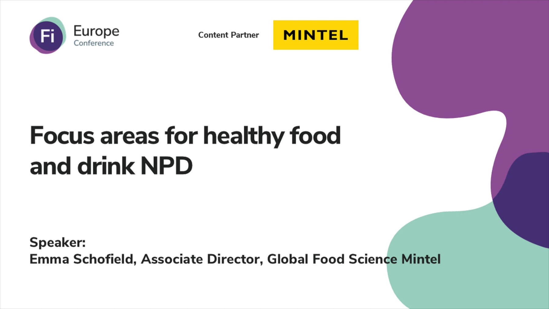 Focus Areas for Healthy Food and Drink NPD: Mintel Insights [Video]