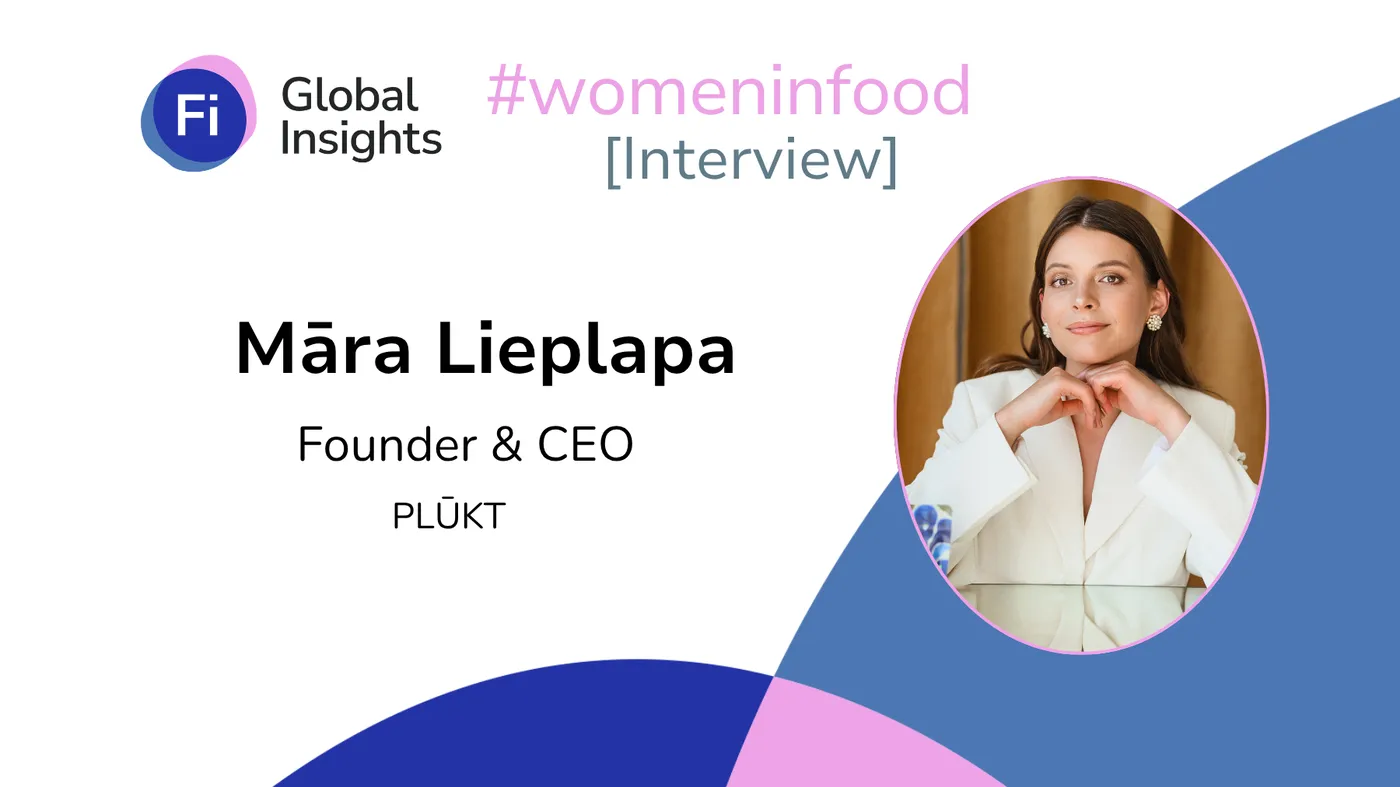 Women in Food interview banner with Māra Lieplapa Women in Food interview banner with Māra Lieplapa