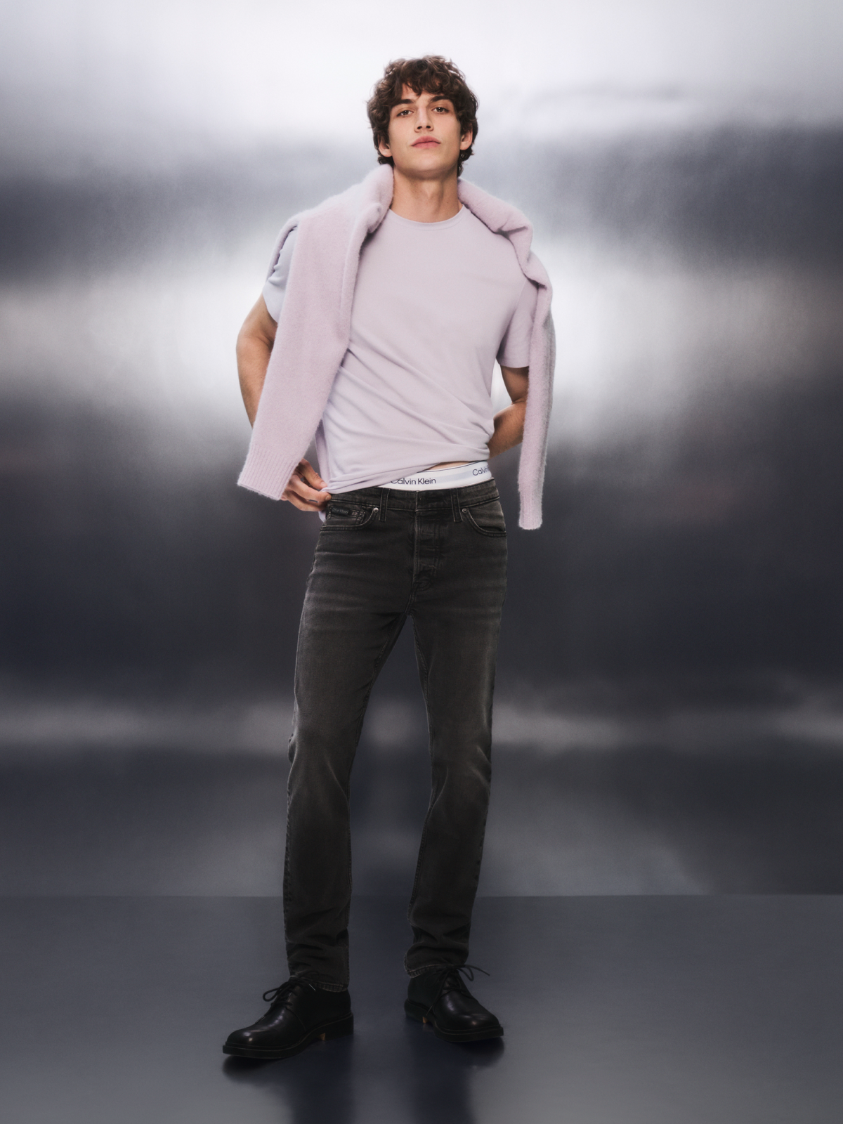 Jeans Skinny Calvin Klein Lavado Obscuro Para Hombre