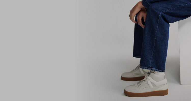 Calvin Klein Bianco Polyurethane Men Sneaker