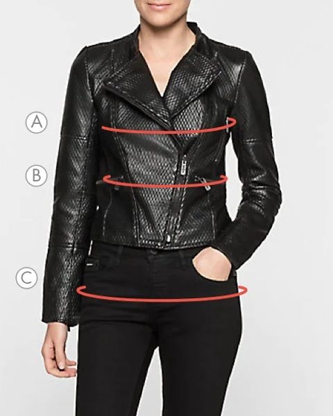 Calvin klein deals jacket size chart