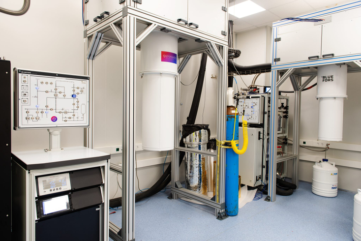 Qilimanjaro's quantum computer in the company's Barcelona laboratory