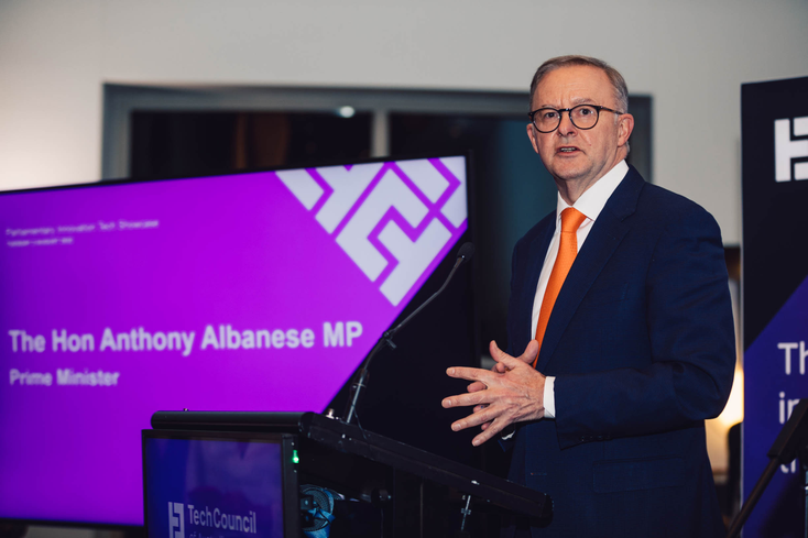 Australian prime minister Anthony Albanese launches AQA Australian prime minister Anthony Albanese launches AQA