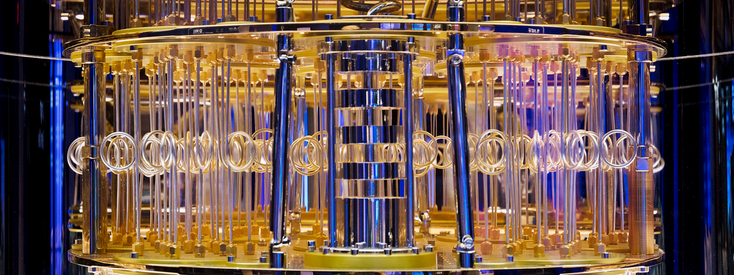 An IBM System One quantum computer
