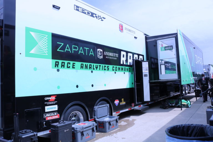 A race analytics command center vehicle A race analytics command center vehicle