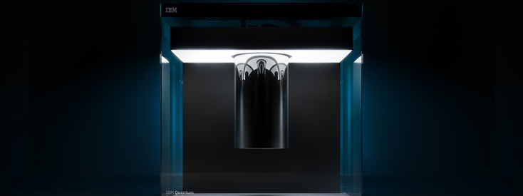 IBM's Quantum System One quantum computer. 