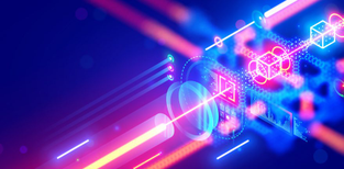 A graphic image of circuits