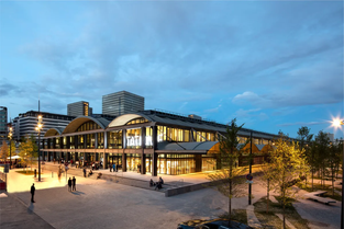 The exterior of the Station F campus