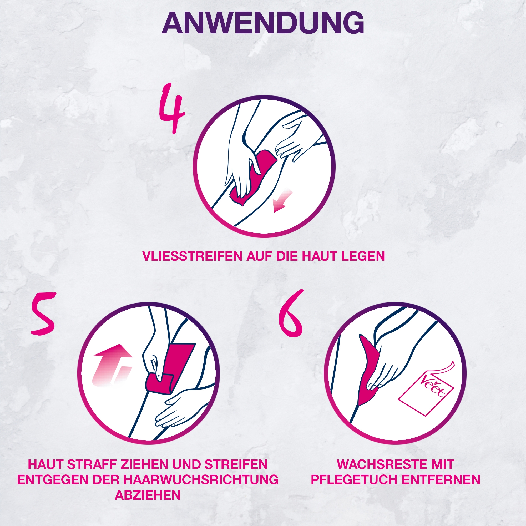 Veet Easy Wax Roll On Nachfüllpatrone Beine & Arme, 50ml 5